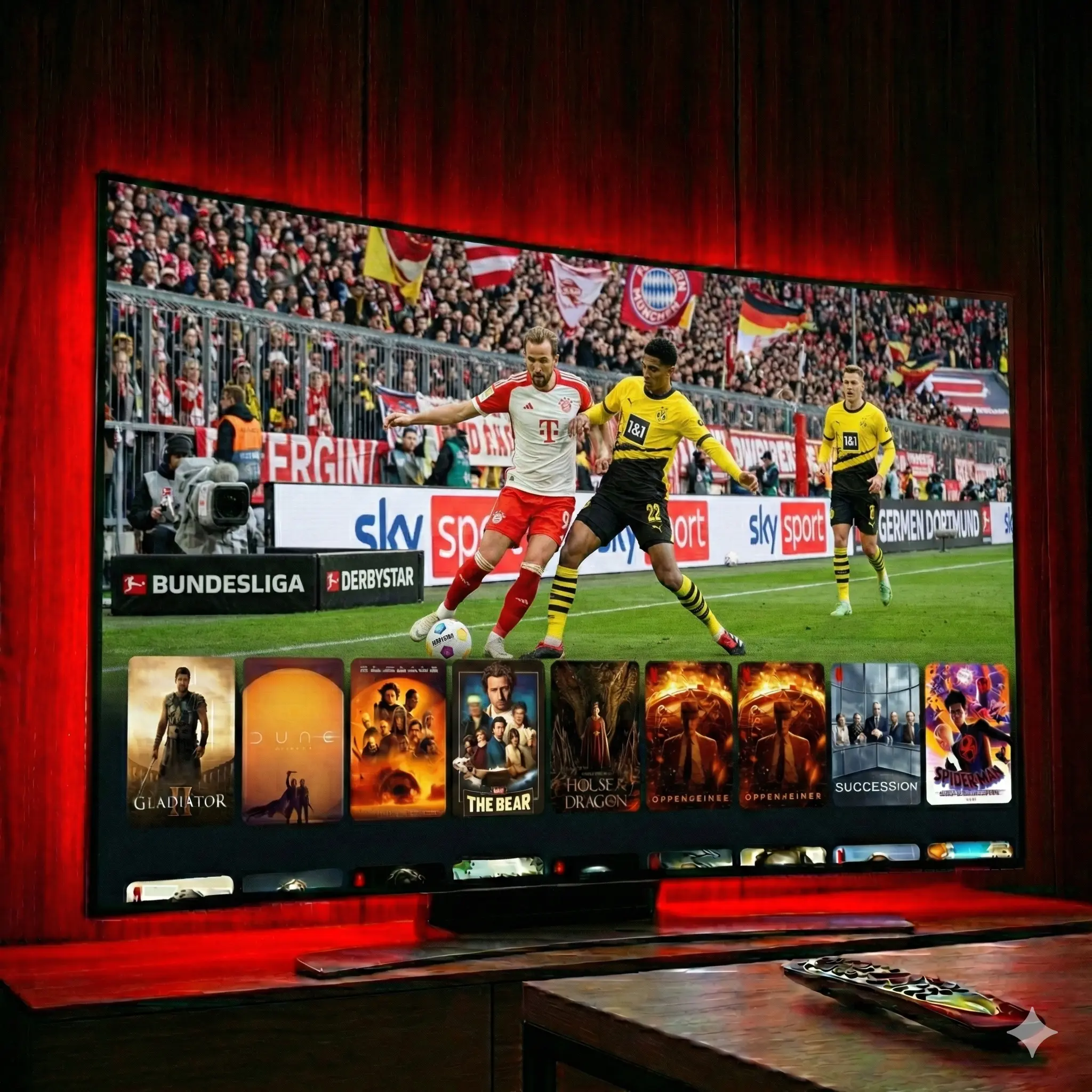 IPTV na Google TV - mecz Bundesligi i filmy VOD na Google TV